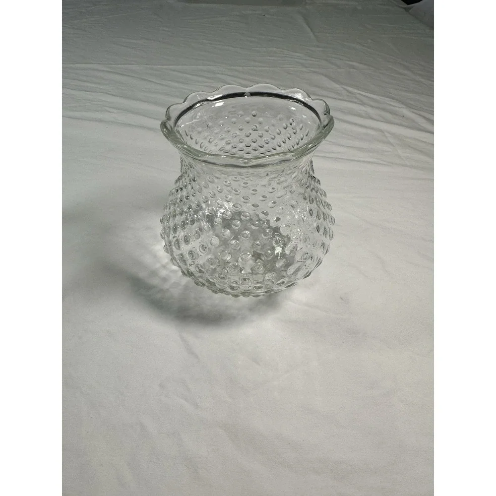 Clear VTG Hobnail Shade For Lamps Or Oil Lights 5
